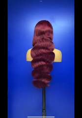 WINE/BURGUNDY) – HD Lace Frontal Wig